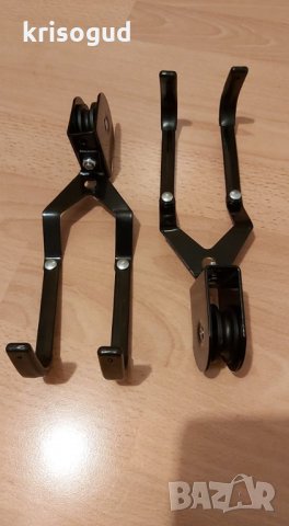 Чисто нова, качествена стойка за велосипед, окачваща се на таван, черн , снимка 4 - Части за велосипеди - 29187762