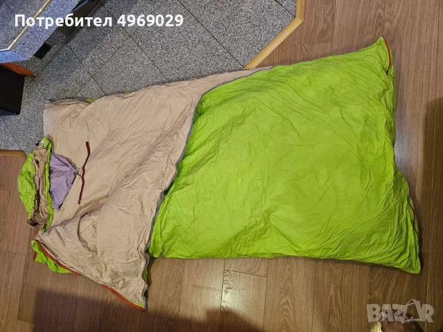 оригинален спален чувал с пух, снимка 3 - Спортна екипировка - 56353107