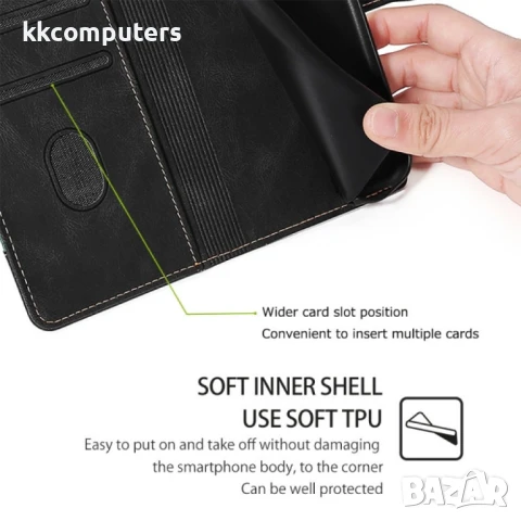 OPPO Reno11 F 5G Magnetic2 Кожен Калъф и Протектор, снимка 10 - Калъфи, кейсове - 51362442