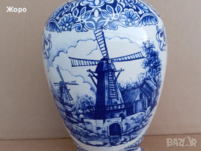 старинна ваза порцелан керамика ретро винтидж съд, снимка 5 - Други ценни предмети - 49225232