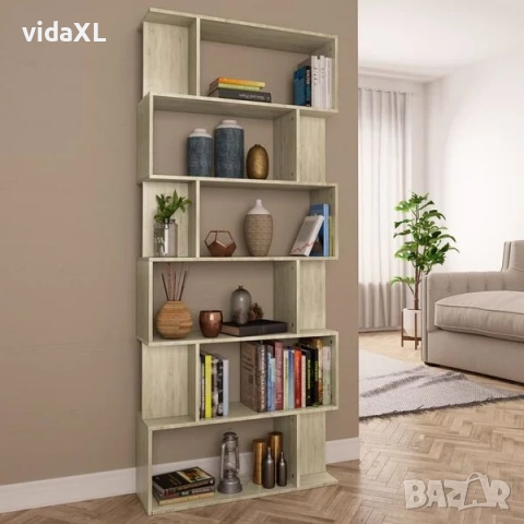 vidaXL Разделител за стая, дъб сонома, 80x24x192 см, инженерно дърво(SKU:800093), снимка 2 - Други - 52920693