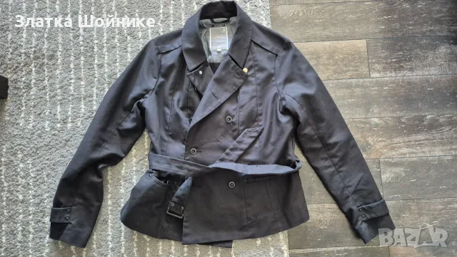 Чисто ново дамско късо яке / Къс тренчкот G-STAR RAW – Черно – Размер L., снимка 2 - Якета - 56133823