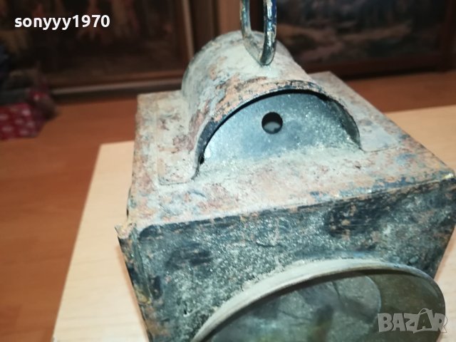 АНТИЧЕН ГАЗОВ ФЕНЕР 2702241722, снимка 2 - Антикварни и старинни предмети - 44496941