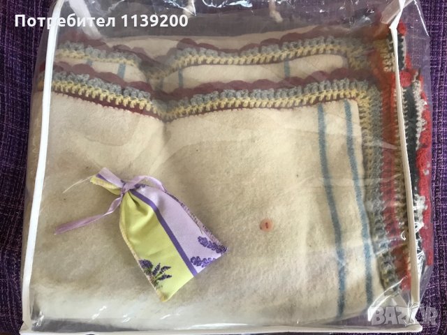 френска винтидж бохо кувертюра покривало одеало за диван фотьойл, снимка 9 - Покривки за легло - 33994764