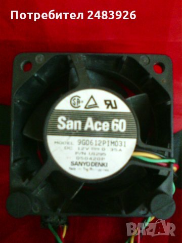  Вентилатор San Ace 60, 9G0612P1M031, SANYO DENKI