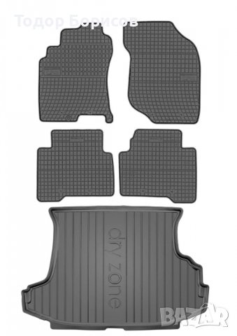 Стелки гумени + багажник за Nissan X-Trail I T30 2001-2007 /542810++/, снимка 1