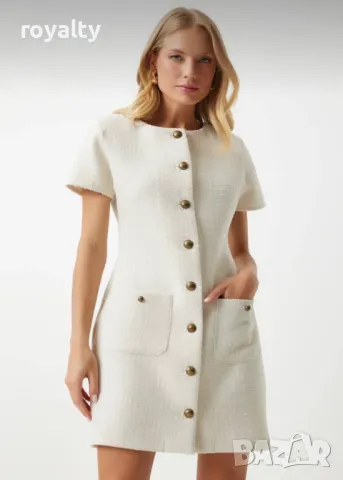 Бяла дамска рокля , снимка 4 - Рокли - 50004589