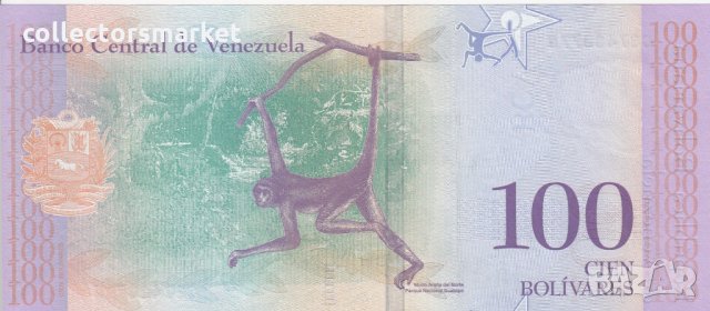 100 боливара 2018, Венецуела