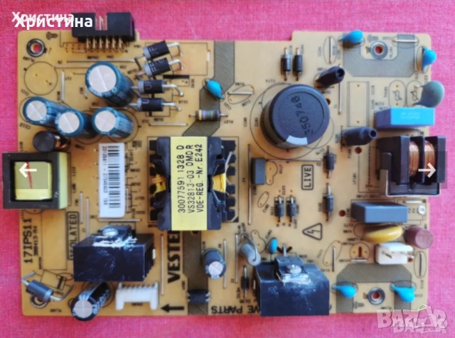 Telefunken D32H182Q3 Vestel 17MB82S 17IPS11, снимка 5 - Части и Платки - 47910976