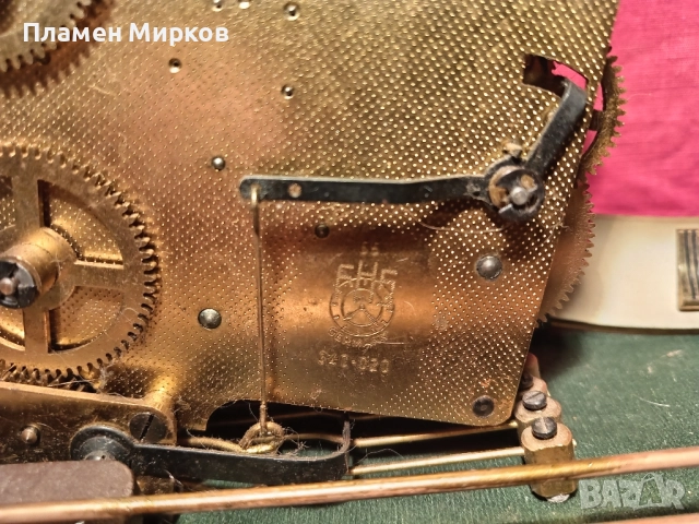 Механизъм от гармански каминен часовник, снимка 6 - Антикварни и старинни предмети - 51980165