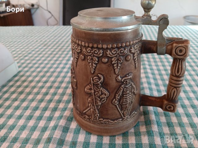 Стара немска халба за бира 1972г, снимка 5 - Чаши - 42887433