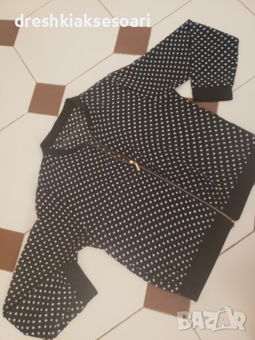 Черно-бяла жилетка, снимка 1