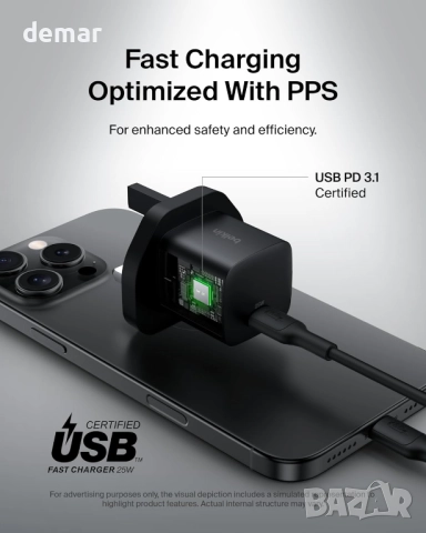 Belkin, 5-в-1 захранващ пакет-10000 mAh външна батерия, зарядни, калъф, снимка 8 - Външни батерии - 51902535