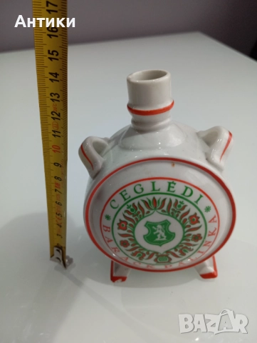 Стара порцеланова бъклица маркирана, снимка 3 - Други - 52480681