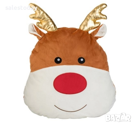 Коледна възглавница Коледен елен, размер 34x37 см