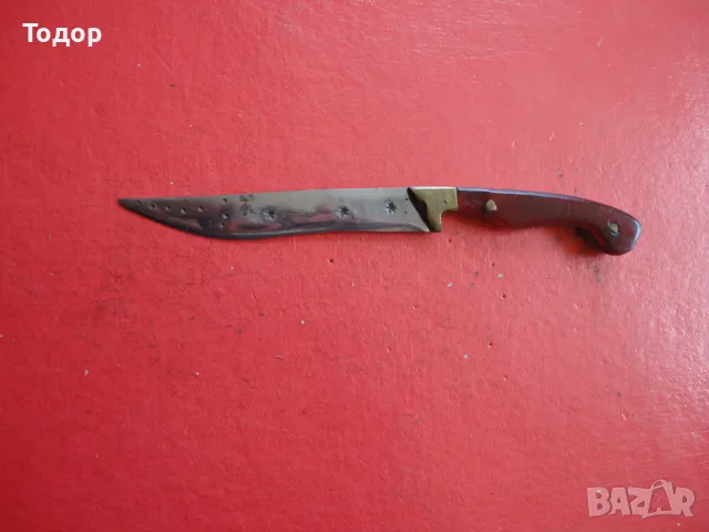 Ергенски нож с гравюри каракулак 2, снимка 7 - Ножове - 48352418