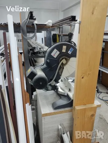 Циркуляр за рязане на алуминиеви и пвц профили с 400мм режещ диск, снимка 3 - Други машини и части - 49718698