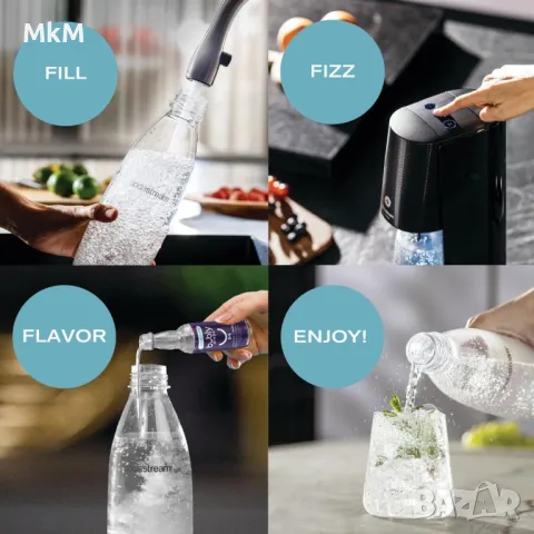 Уред за газирана вода - Машина за сода Sodastream Е- Terra, , снимка 5 - Кухненски роботи - 49867624