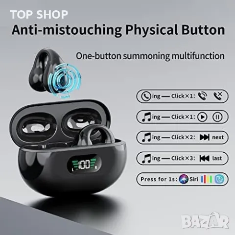 Нови Безжични слушалки Bluetooth USB-C, iPhone Android Подарък, снимка 5 - Bluetooth слушалки - 49444654