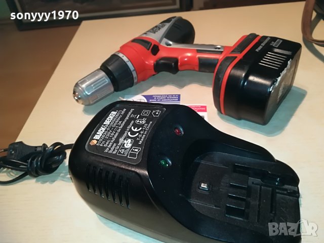 black & decker ВИНТОВЕРТ charger-внос швеицария, снимка 4 - Винтоверти - 29186830