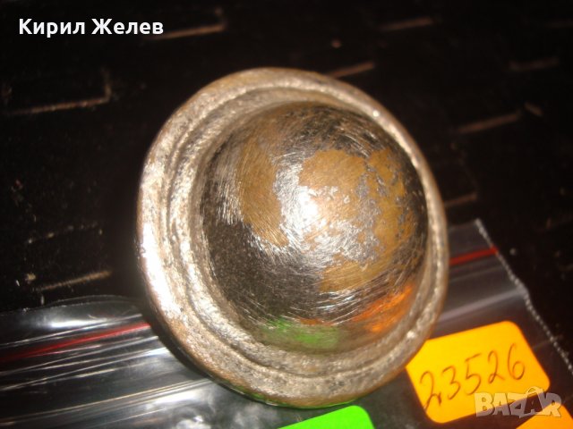 СТАРИННА МЕДНА ПОСРЕБРЕНА АПЛИКАЦИЯ ОБКОВ УКРАСА за ПОРТИК или ДРУГО ВЪЗРАЖДАНЕ РЯДКОСТ 23526