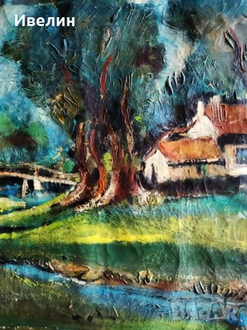 стара картина-пейзаж, снимка 4 - Картини - 29516283