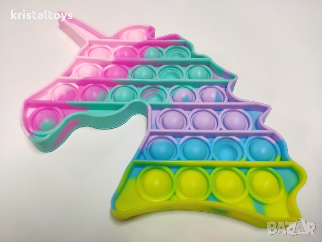 НА ЕДРО - Еднорог и Пате, Форми и цветове Фиджет Попит FIDGET POP IT , снимка 1