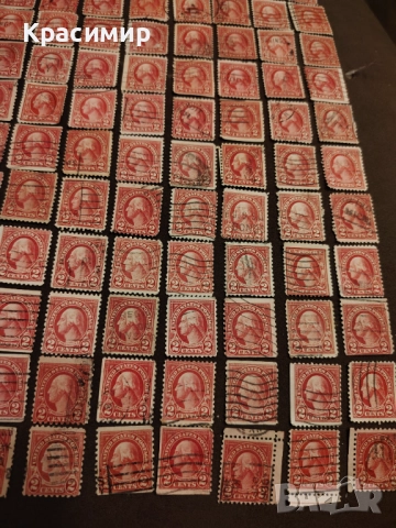 2 Цент Джордж Вашингтон. ПОЩЕНСКИ марки. 202 бр. , снимка 5 - Филателия - 52795086