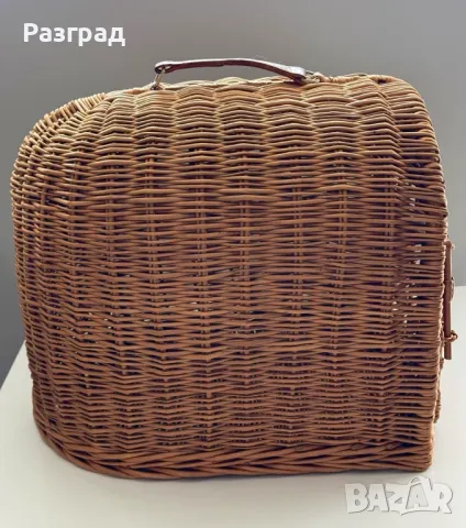 Плетена ратанова чанта за домашен любимец, снимка 5 - За котки - 50004448