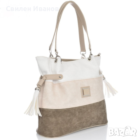 Дамска чанта 3 цвята: стил, удобство и функционалност в едно, снимка 8 - Чанти - 44920706