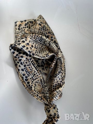 Малък Леопардов шал/ кърпа за глава, снимка 8 - Шалове - 40773186