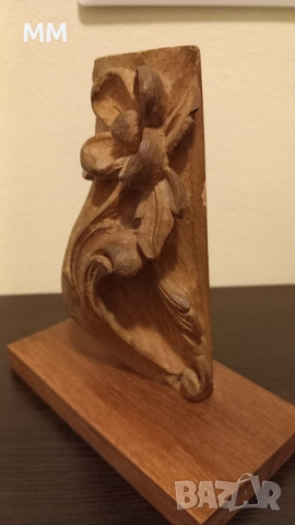 Дърворезба цвете, снимка 2 - Декорация за дома - 52924689