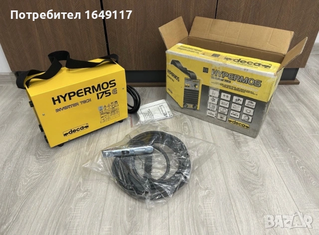 Професионален инверторен електрожен DECA Hypermos 175e - 160А[чисто нов/made in Italy], снимка 4 - Други инструменти - 53940131