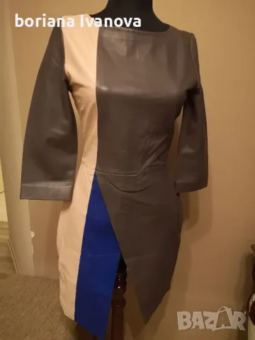 Красива кожена рокля намалям на 55лв , снимка 8 - Рокли - 48668138