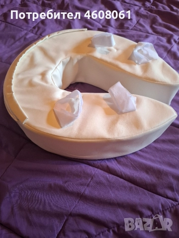 Чисто нова повдигаща възглавница за тоалетна от пяна, височина 10 см., снимка 2 - Тоалетни столове - 51873395