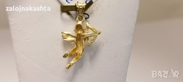 Нова-Златна висулка ангелче-1,33гр/14кр, снимка 3 - Колиета, медальони, синджири - 52738434