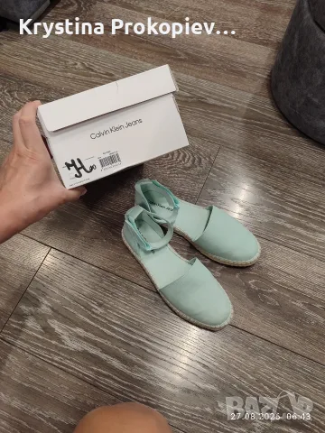 Еспадрили Calvin Klein , снимка 2 - Дамски ежедневни обувки - 55849389