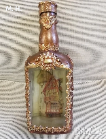 Ръчно декорирана бутилка 