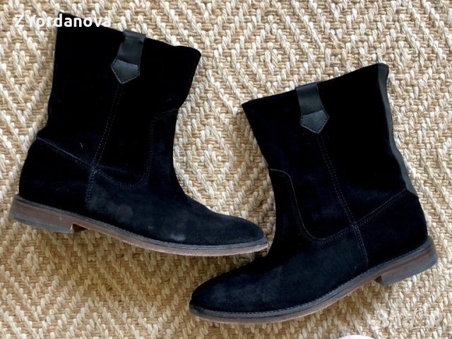 Боти/ботуши 38н. H By Hudson Black Chelsea Boots, снимка 5 - Дамски боти - 30938265
