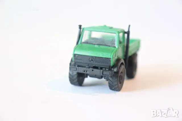 KIBRI H0 1/87 КАМИОН MERCEDES BENZ UNIMOG КОЛИЧКА МОДЕЛ, снимка 2 - Колекции - 50229335