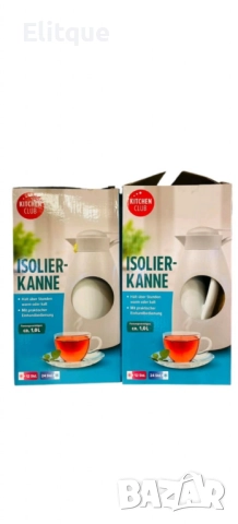 Стилна и практична изолирана кана, термос – перфектният избор за офиса, пикник и къмпинг, снимка 4 - Кани - 52742590