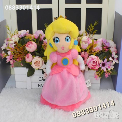 Принцеса Пийч Peach Супер Марио Плюшена , снимка 5 - Плюшени играчки - 44368907
