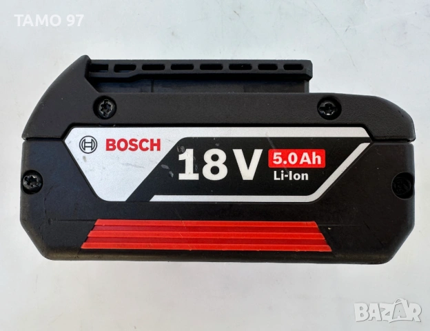 BOSCH GBA 18V 5.0Ah - Акумулаторна батерия 18V 5.0Ah като нова!, снимка 2 - Други инструменти - 54151922