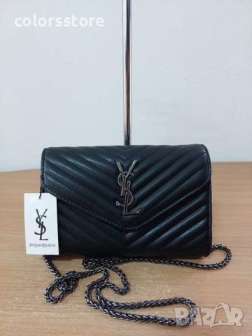 Черна чанта YSL код SG97, снимка 1 - Чанти - 38140296