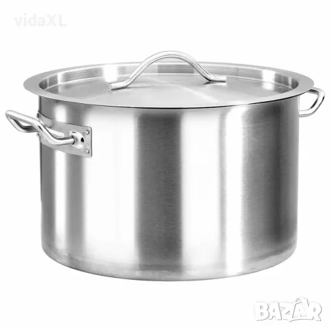 vidaXL Тенджера 24 л 36x24 см неръждаема стомана