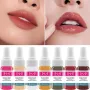 Мастило за татуировки DLD Tattoo Embroidery Lip Color Art, 14 бутилки, снимка 7
