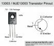 Високоволтови n-p-n транзистори MJE13003 400V, 1.5A, 40W на ST Microelectronics, снимка 4