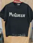 Alexander McQueen тениска, черна, XL, снимка 1