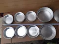 Стар туристически комплект за хранене СССР - съдове 9 броя, снимка 1