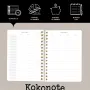 Kokonote Weekly Planner 2024-2025 Dusty Pink 12-месечен академичен дневник - плановик A5, снимка 5